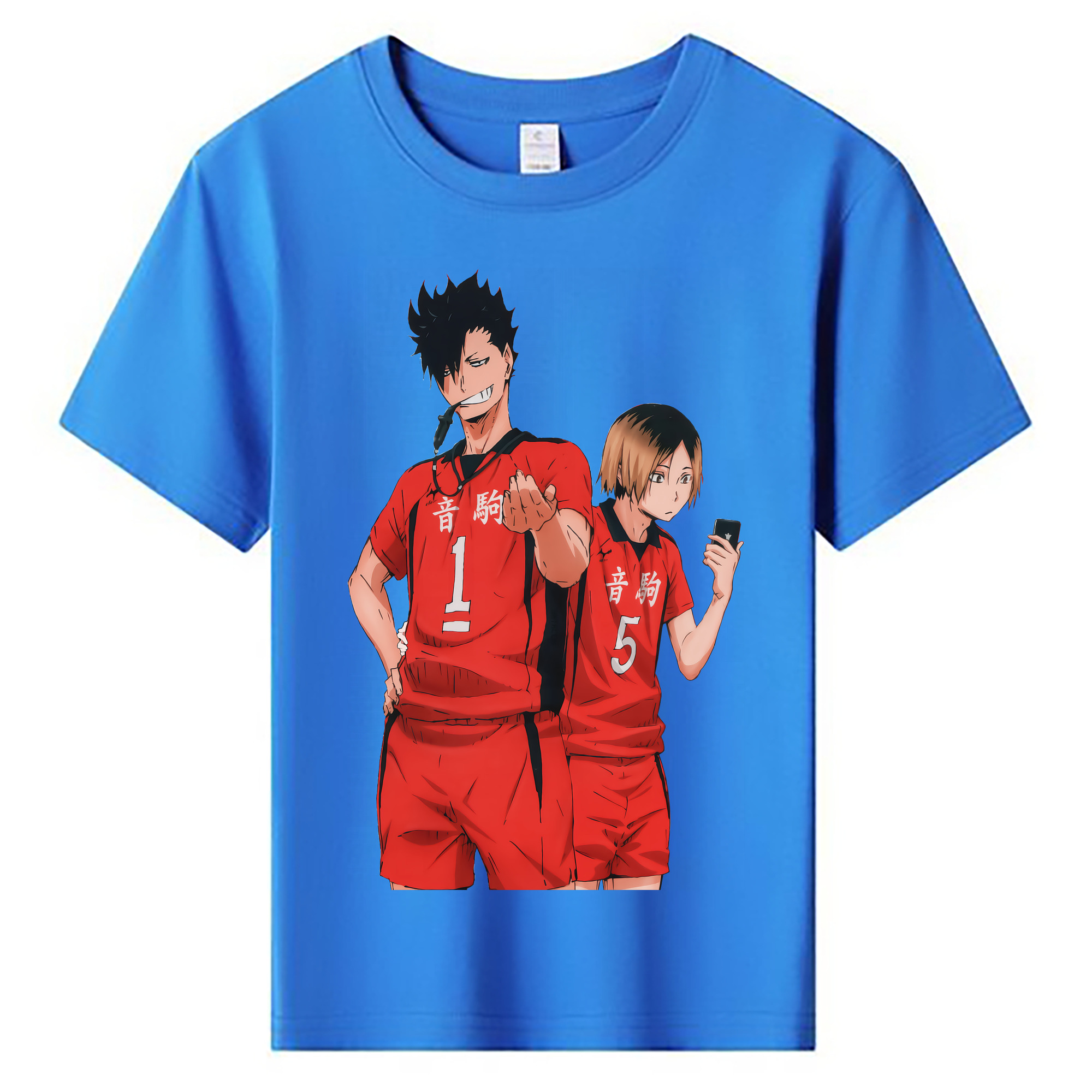 （画像用） ハイキュー!! Haikyu!! 綿100％キッズTシャツ（フロントプリント）